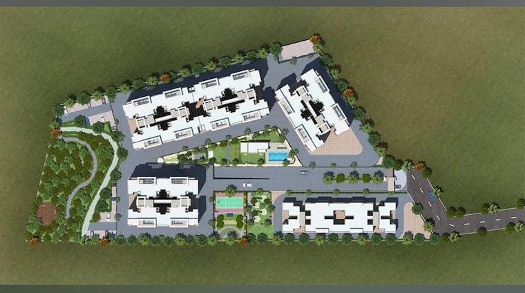Master Plan, shubh-ganesh-spring-valley 3 Bedroom 940 Sq.Ft. Apartment In Alandi Road Pune 10244008