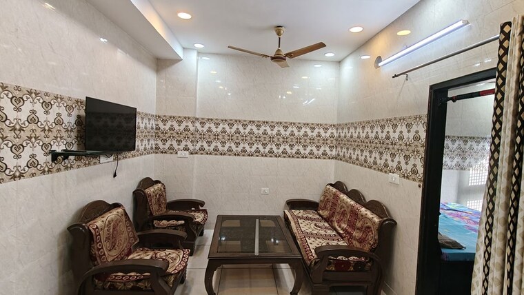 Living Room, malviya nagar 1 Bedroom 700 Sq.Ft. Builder Floor In Malviya Nagar Delhi 10244059