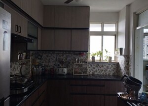 Kitchen in 4 BHK Apartment at Stellar MI Legacy, Zeta I Greater Noida – for Rent
