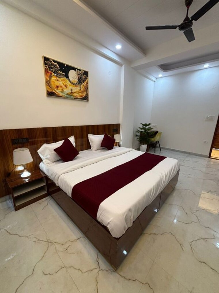 Bedroom, sector 32 Studio 650 Sq.Ft. Builder Floor In Sector 32 Gurgaon 10238056
