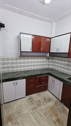 Kitchen in 2 BHK Builder Floor at Malviya Nagar – for Rent