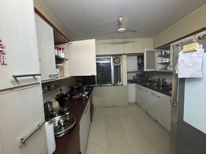 Kitchen in 3 BHK Apartment at Gaikwad Avenue, Aundh – for Rent