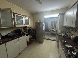 Kitchen in 3 BHK Apartment at Gaikwad Avenue, Aundh – for Rent