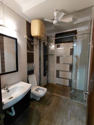 Bathroom in 3 BHK Builder Floor at Greater Kailash ii – for Rent