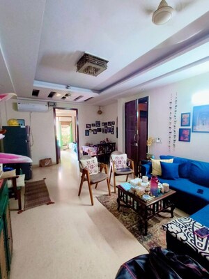 Living Room in 3 BHK Builder Floor at East Of Kailash – for Rent