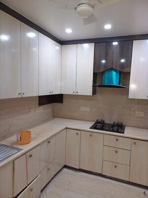 Kitchen in 3 BHK Builder Floor at Greater Kailash I – for Rent