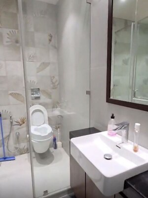 Bathroom in 2 BHK Apartment at Indiabulls Blu, Worli – for Rent