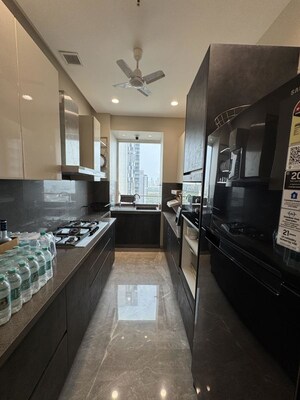 Kitchen in 3 BHK Apartment at Indiabulls Blu, Worli – for Rent