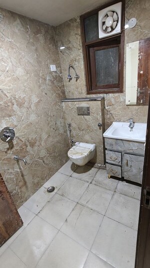 Bathroom in 2 BHK Builder Floor at Malviya Nagar – for Rent