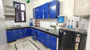 Kitchen in 2 BHK Builder Floor at Malviya Nagar – for Rent