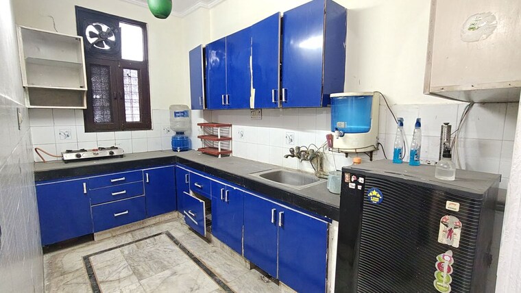 Kitchen, malviya nagar 2 Bedroom 1000 Sq.Ft. Builder Floor In Malviya Nagar Delhi 10244365