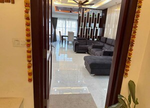 Kitchen in 3 BHK Apartment at Prestige High Fields, Gachibowli – for Rent