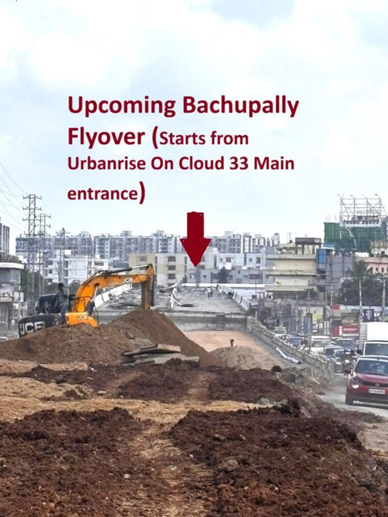 Exterior View, urbanrise-on-cloud-33 2.5 Bedroom 1110 Sq.Ft. Apartment In Bachupally Hyderabad 9202897