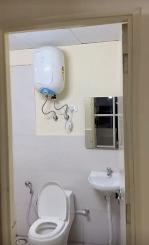 Bathroom in 2 BHK Apartment at Pyramid Fusion Homes, Sector 70a – for Rent