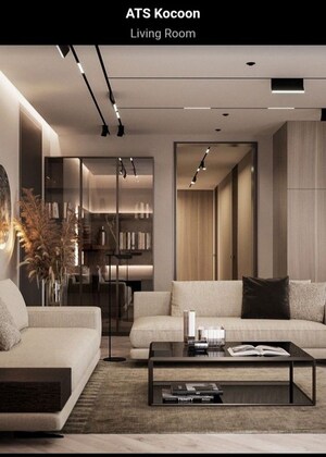 Living Room in 4 BHK Apartment at ATS Kocoon, Sector 109 – for Sale