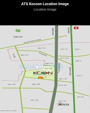 4 BHK Apartment – Map Location View at ATS Kocoon, Sector 109 - for Sale