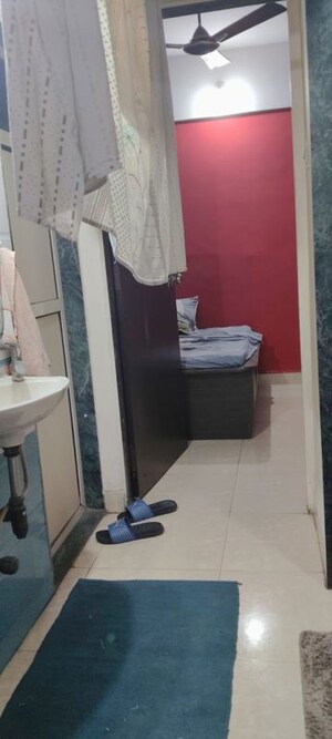 Bathroom in 1 BHK Apartment at Borla Co op Housing Society, Chembur – for Rent
