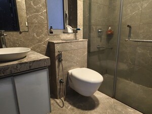 Bathroom in 3 BHK Apartment at Oberoi Realty Esquire, Goregaon East – for Rent
