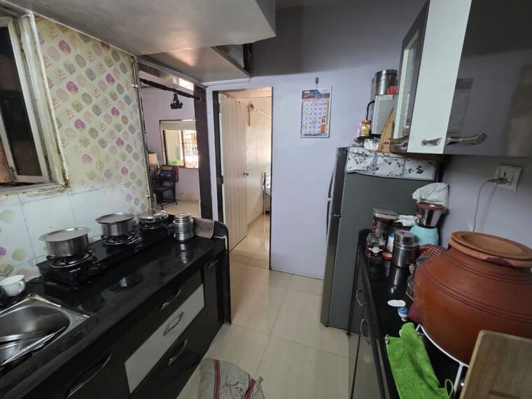 Kitchen, vijay-garden 1 RK 350 Sq.Ft. Apartment In Ghodbunder Road Thane 10244610