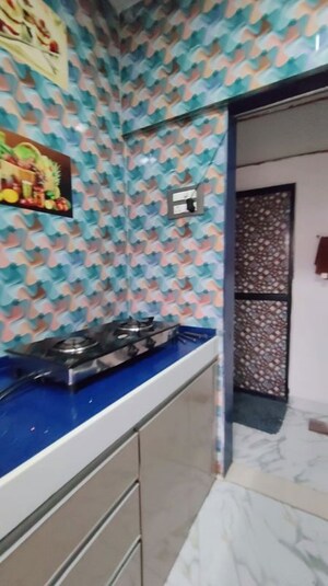 Kitchen in 1 BHK Apartment at Lokhandwala Riviera Tower, Kandivali East – for Sale