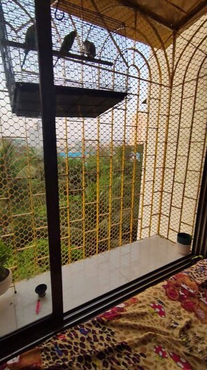 Balcony in 1 BHK Apartment at Lokhandwala Riviera Tower, Kandivali East – for Sale
