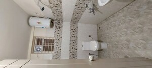 Bathroom in 3 BHK Apartment at Jayani Paradise, Mahadevpura – for Rent
