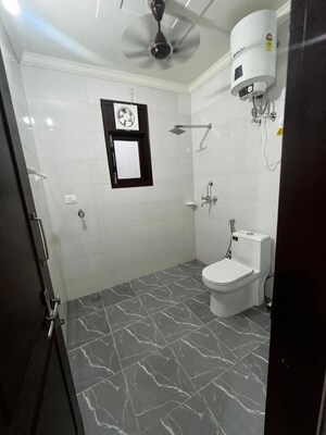 Bathroom in 1 BHK Builder Floor at Chattarpur – for Rent