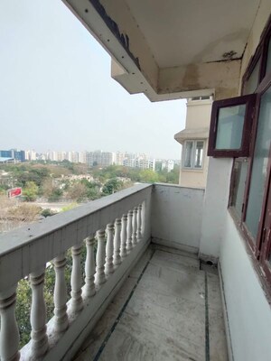 Balcony in 4 BHK Apartment at Sector 22 Dwarka – for Rent