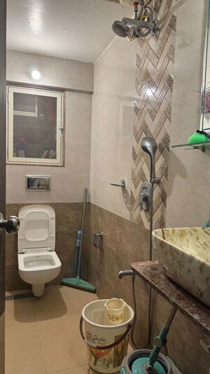 Bathroom in 2 BHK Apartment at Mantri Park, Goregaon East – for Rent