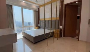Living Room in 4 BHK Apartment at Indiabulls Blu, Worli – for Rent