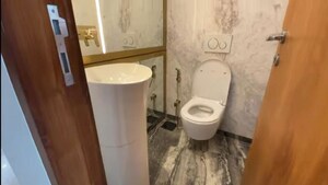 Bathroom in 4 BHK Apartment at Indiabulls Blu, Worli – for Rent
