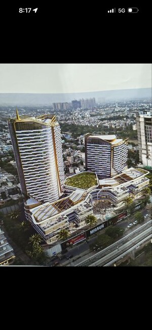 Studio Apartment – Exterior View View at Migsun Alpha Central, Alpha Ii Greater Noida - for Sale