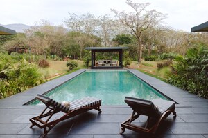 Swimming Pool in 4 BHK Villa at Saffron Suites Alibaug, Alibag – for Sale