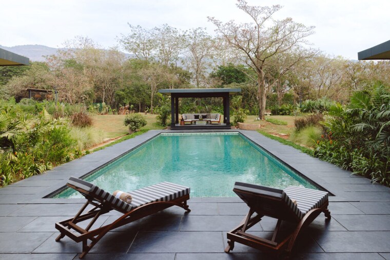 Swimming Pool, saffron-suites-alibaug 4 Bedroom 3400 Sq.Ft. Villa In Alibag Navi Mumbai 10244789