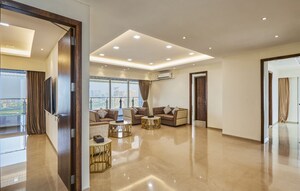 Living Room in 3 BHK Apartment at Lokhandwala Minerva Mahalaxmi, Mahalaxmi – for Rent