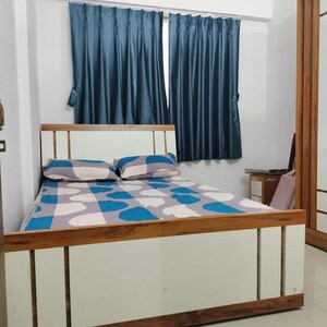 Bedroom in 2 BHK Apartment at Sukhwani Skylines, Wakad – for Rent