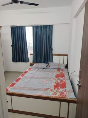 Bedroom in 2 BHK Apartment at Sukhwani Skylines, Wakad – for Rent