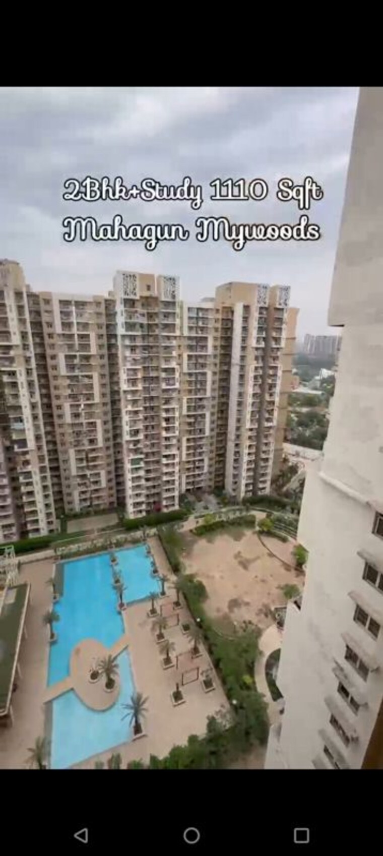 Exterior View, mahagun-my-woods 2.5 Bedroom 1110 Sq.Ft. Apartment In Sector 16c Greater Noida Greater Noida 10244846