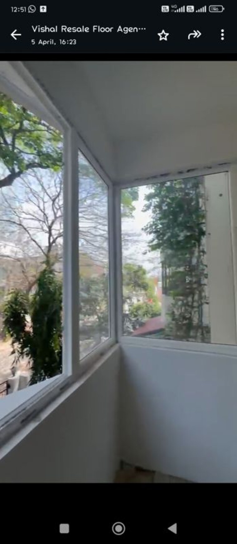 Balcony, sector 57 3 Bedroom 204 Sq.Yd. Builder Floor In Sector 57 Gurgaon 10244923