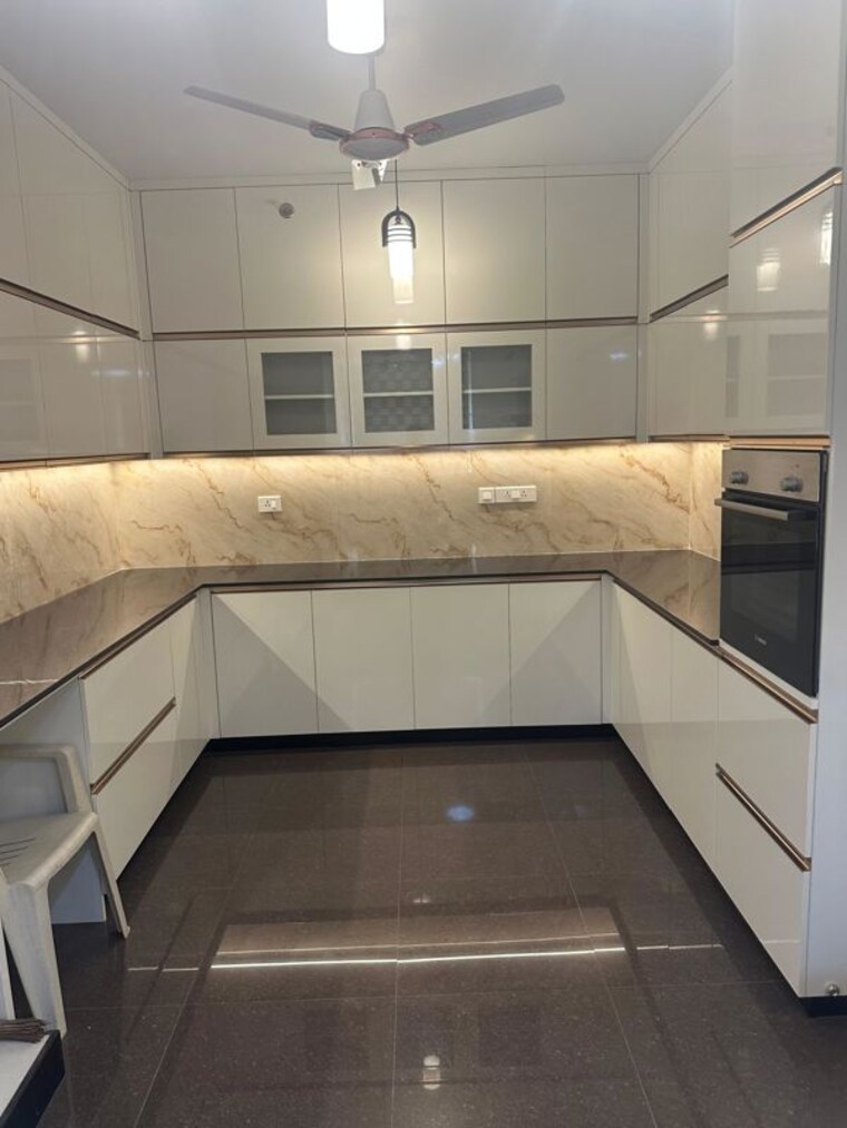 Kitchen, mission quarters 4 Bedroom 2850 Sq.Ft. Apartment In Mission Quarters Thrissur 10244922