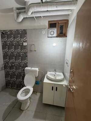 Bathroom in 2 BHK Apartment at Pareena Om Apartments, Sector 112 – for Rent