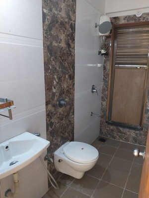 Attached Bathroom in 2.5 BHK Apartment at Sethia Link View, Goregaon West – for Rent