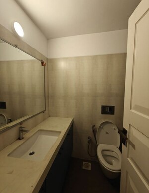 Bathroom in 3 BHK Apartment at Kanakia Paris, Bandra East – for Rent