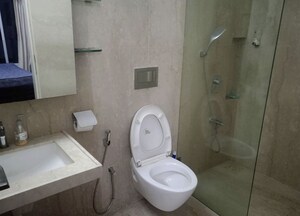 Bathroom in 5 BHK Apartment at Kanakia Paris, Bandra East – for Rent