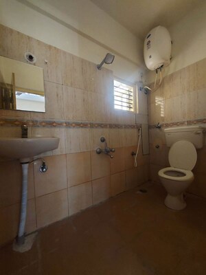 Bathroom in 3 BHK Apartment at Srinivasam Residency, Btm Layout – for Rent