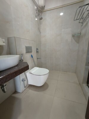 Bathroom in 1 BHK Apartment at Raymond Ten X Habitat, Pokhran Road No Two – for Rent