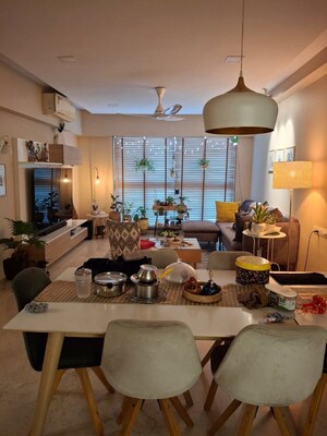 Living Room in 3.5 BHK Apartment at Adani Western Heights Sky Apartments, Andheri West – for Sale