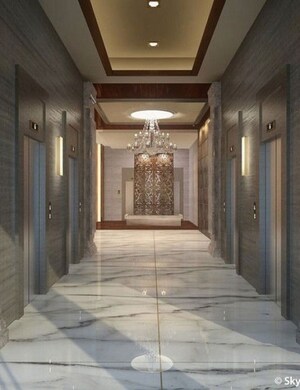 Building Lobby in 4 BHK Apartment at Nathani Heights, Dalal Estate – for Rent