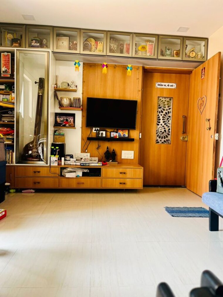 Living Room, karan-palms 2 Bedroom 1100 Sq.Ft. Apartment In Warje Pune 10245675