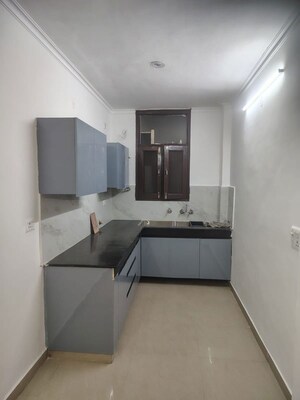 Kitchen in 2 BHK Builder Floor at Shri Devaji Residency, Dhakoli – for Sale